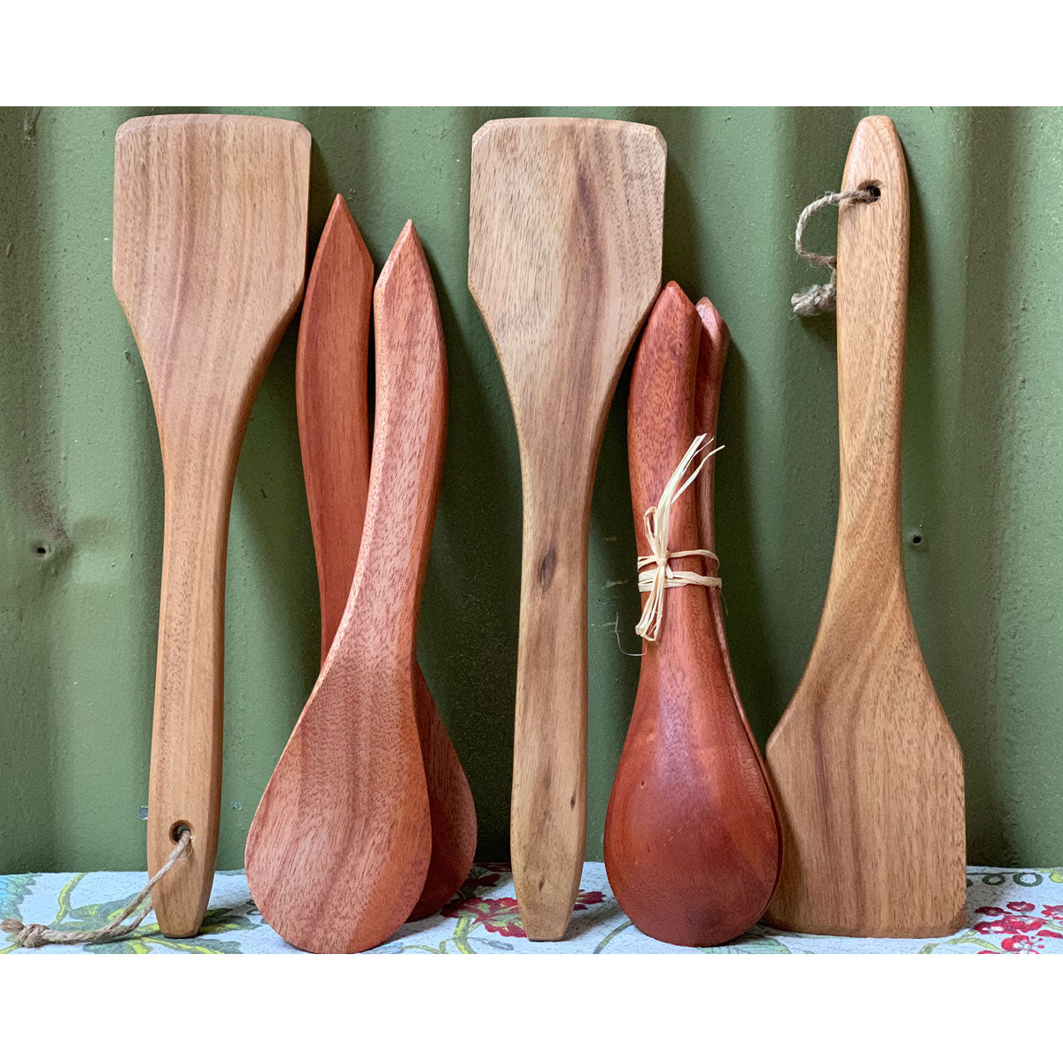 Wooden Salad Servers Set