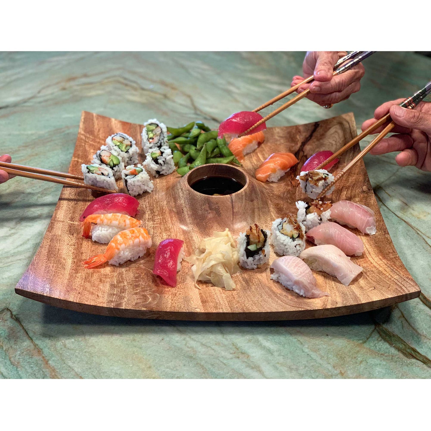 Wood Sushi Platter