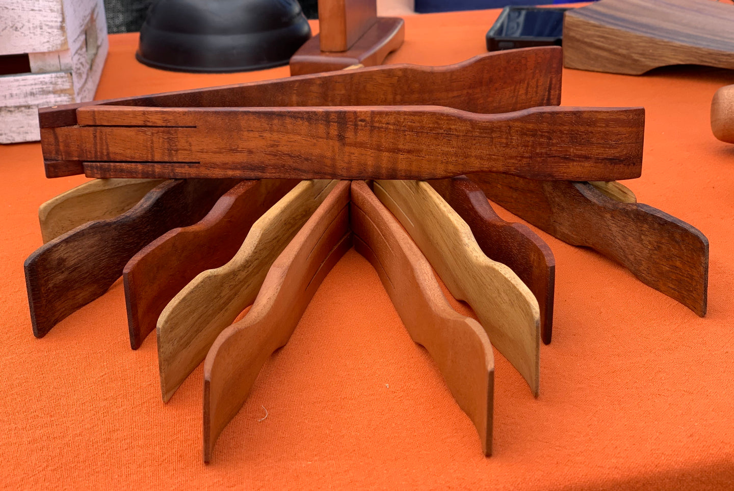 Wood Kitchen Tongs
