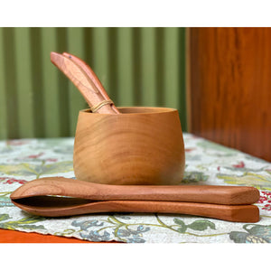 Wooden Salad Servers Set