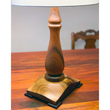 Load image into Gallery viewer, Monkeypod Table Lamp, Rectangular Base