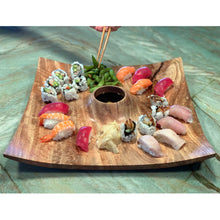 Load image into Gallery viewer, Wood Sushi Platter