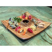 Load image into Gallery viewer, Wood Sushi Platter